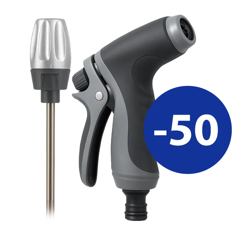 Waterblitz™ Hydro-Power Hose Nozzle — Professional Cleaning Without Electricity